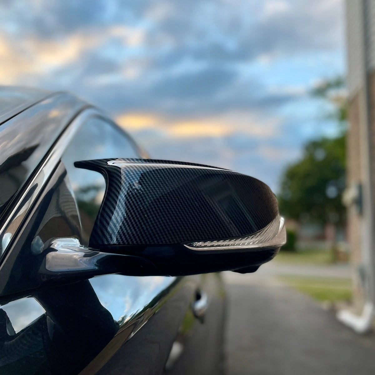 M Style Infiniti Carbon Mirror Caps (Q50/Q60) - Infiniti Addicts™